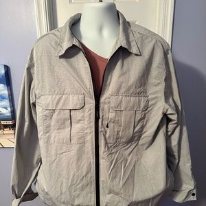 H&M Gray Wind breaker Jacket Size XL
